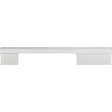 Atlas Homewares Off Center Pulls 6 5/16 Inch (c-c) Matte Chrome