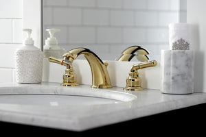 Kingston Brass KB962B Widespread Bathroom Faucet, Polished Brass