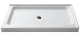 ANZZI SB-AZ022L Port 36 x 48  in. Double Threshold Shower Base in White