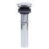 ALFI brand AB9055-PC Polished Chrome Pop Up Drain for Bathroom Sink without Overflow