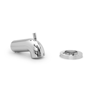Quick Connect Tub Spout with Diverter in Polished Chrome