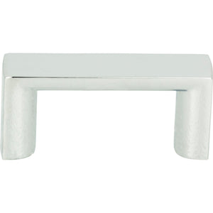 Atlas Homewares Tableau Squared Pull 1 7/16 Inch (c-c) Polished Chrome
