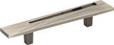 Atlas Homewares Modernist Right Pull 3 Inch (c-c) Brushed Nickel