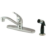 Kingston Brass KB5720 Chatham Single-Handle Centerset Kitchen Faucet, Polished Chrome