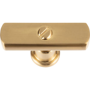 Atlas Homewares Everitt T-Knob 2 Inch Warm Brass