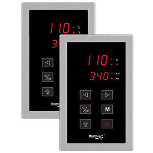 Dual Touch Control Panel in Brushed Nickel DTPBN