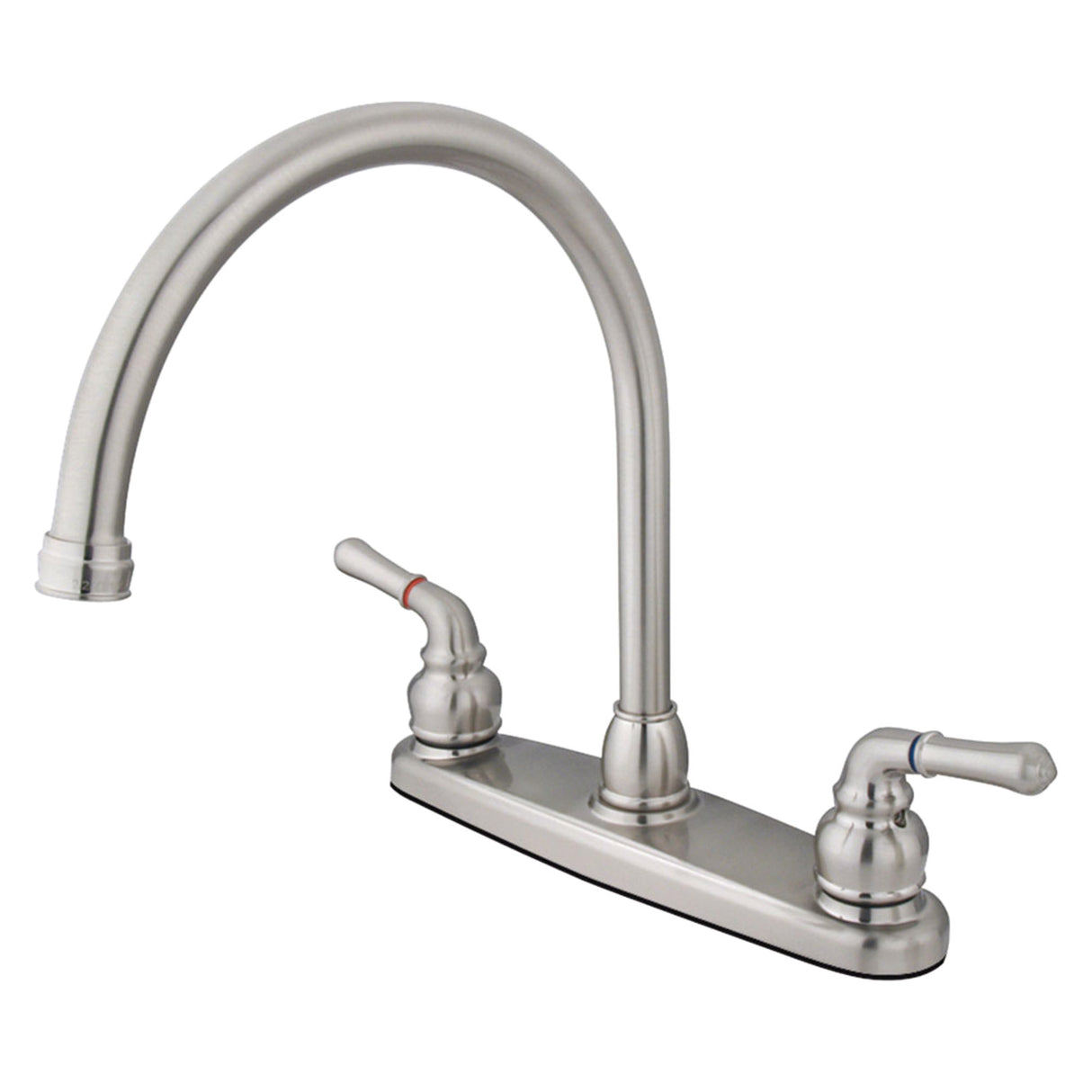Kingston Brass KB798LS Magellan Centerset Kitchen Faucet, Brushed Nickel