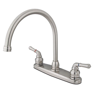 Kingston Brass KB798LS Magellan Centerset Kitchen Faucet, Brushed Nickel