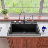 Polished Chrome Traditional Gooseneck Pull Down Kitchen Faucet