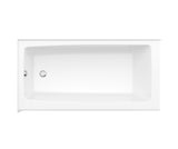 MAAX 106813-000-002-002 Mackenzie Corner 6032 AcrylX Corner Right-Hand Drain Bathtub in White