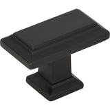 Atlas Homewares Sutton Place Rectangle Knob 1 7/16 Inch Modern Bronze