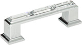 Atlas Homewares Legacy Crystal Pull 3 Inch (c-c) Polished Chrome