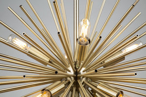 Sunburst Starburst Chandelier