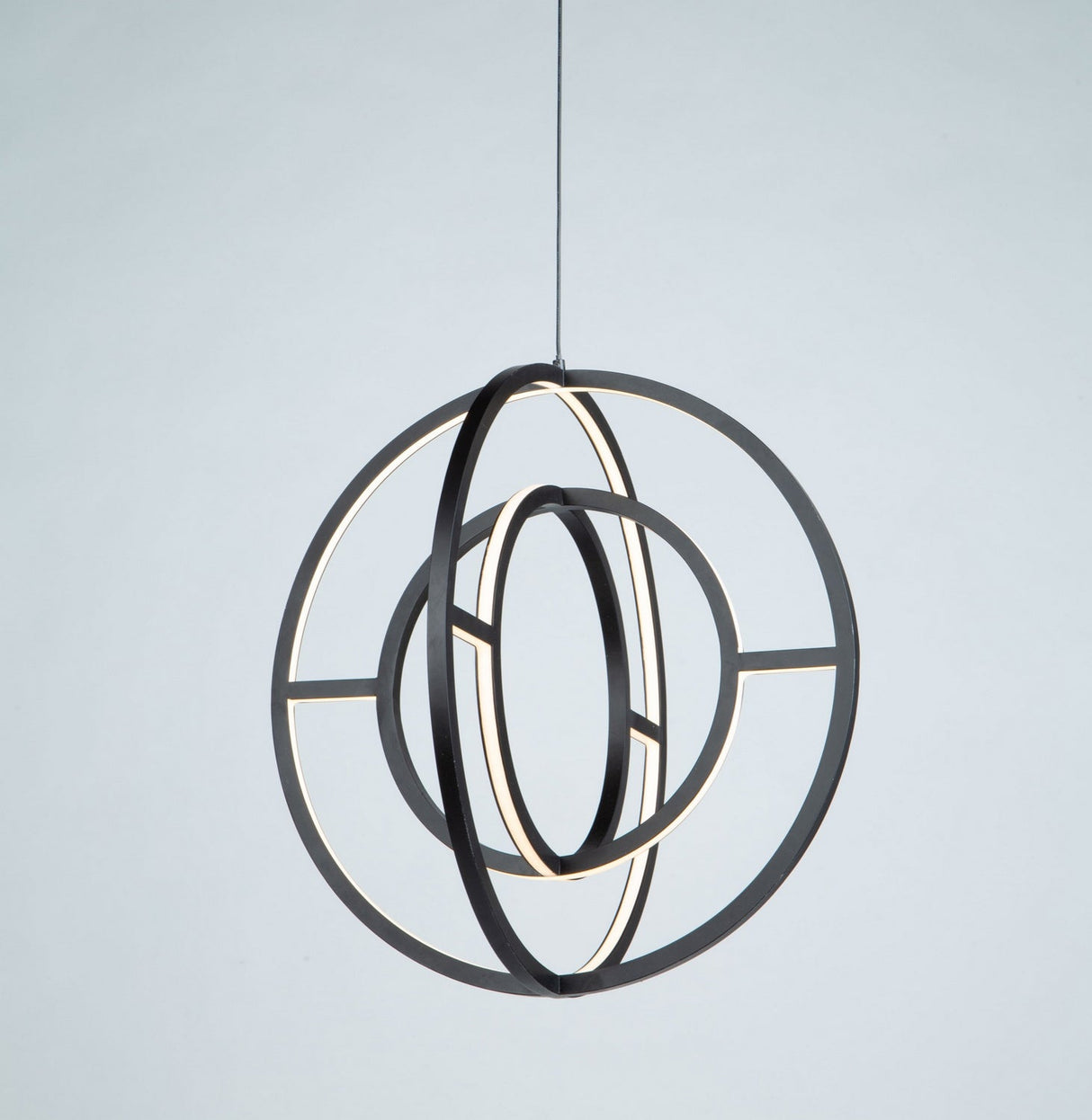 Celestial Double Orb Chandelier