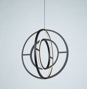 Celestial Double Orb Chandelier