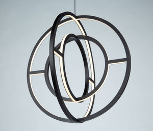 Celestial Double Orb Chandelier