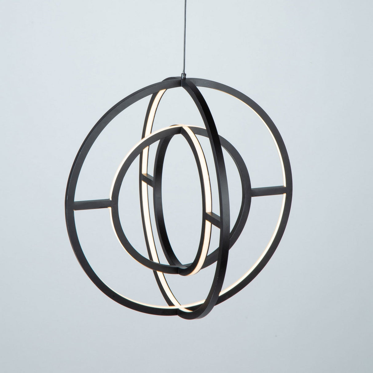Celestial Double Orb Chandelier