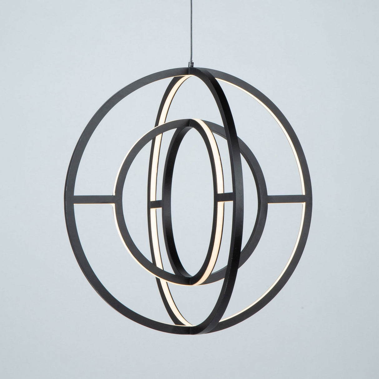 Celestial Double Orb Chandelier