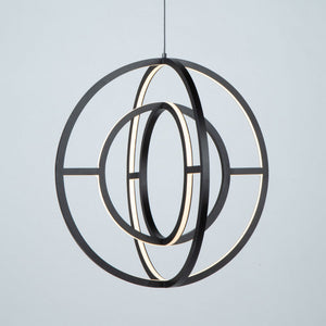 Celestial Double Orb Chandelier