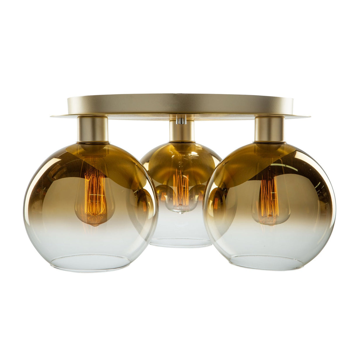 Morning Mist Triple Semi-Flush Mount