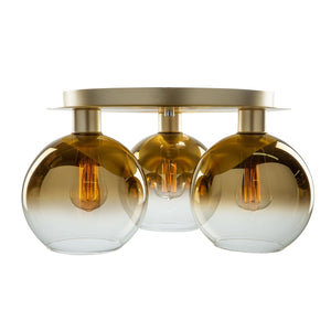 Morning Mist Triple Semi-Flush Mount