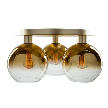 Morning Mist Triple Semi-Flush Mount