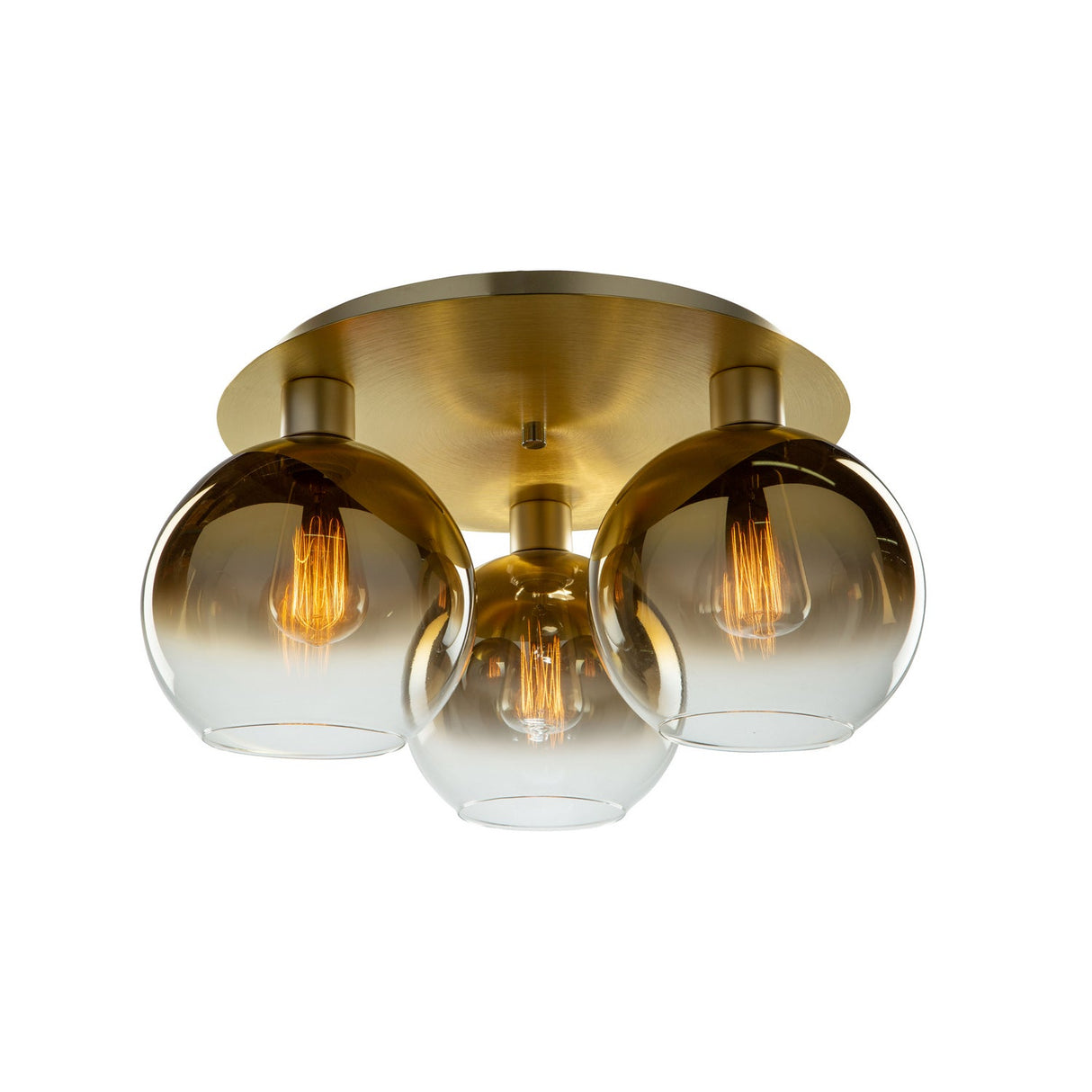 Morning Mist Triple Semi-Flush Mount