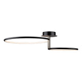 Halo Double Semi Flush Ceiling Light