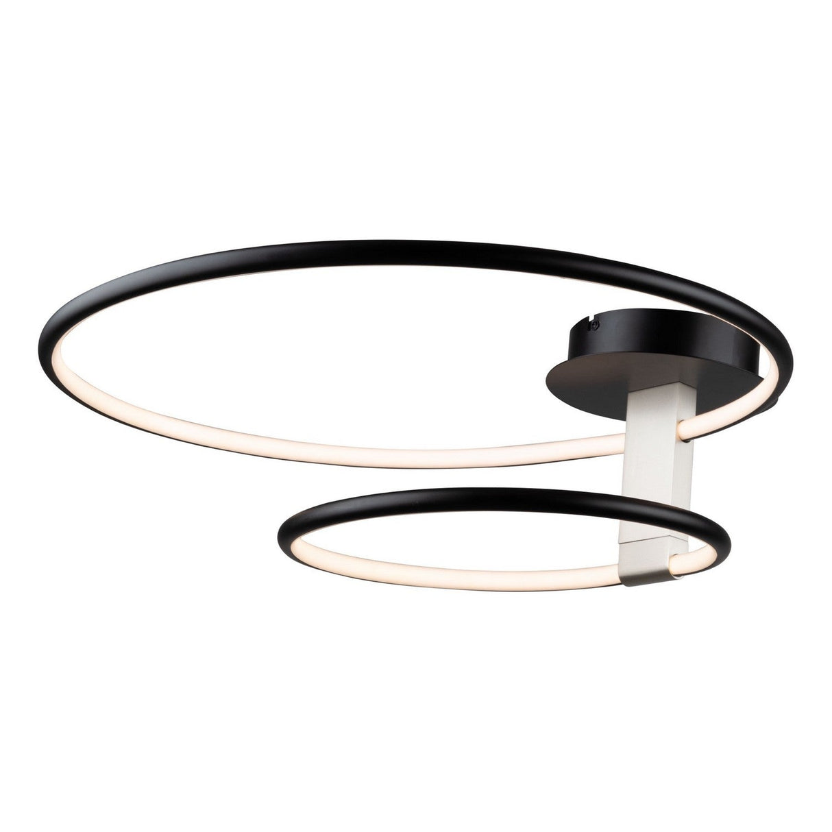 Halo Double Semi Flush Ceiling Light