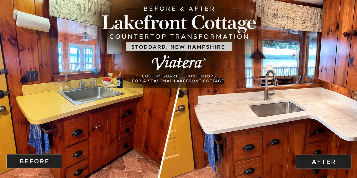 Lakefront Cottage Countertop Transformation