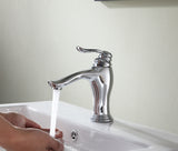 ANZZI L-AZ104CH Anfore Single Hole Single Handle Bathroom Faucet in Polished Chrome