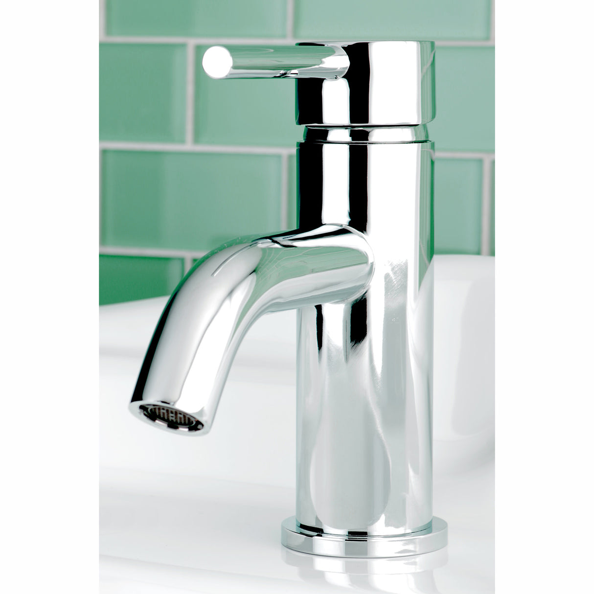 Fauceture LS8221DL Concord Single-Handle Bathroom Faucet with Push Pop-Up, Polished Chrome