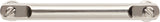 Atlas Homewares Everitt Pull 3 3/4 Inch (c-c) Polished Nickel
