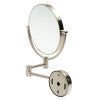 ALFI brand ABM8WR-BN 8" Round Wall Mounted 5x Magnify Cosmetic Mirror
