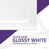 ANZZI SB-AZ007WL Colossi Series 60 in. x 36 in. Shower Base in White