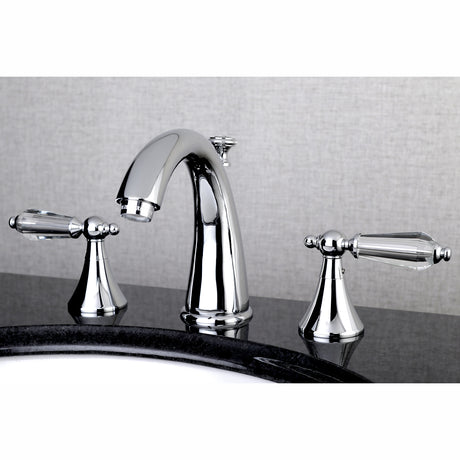 Aqua Eden KS2971WLL 8 in. Widespread Bathroom Faucet, Polished Chrome