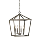 Millennium Lighting 3244-AS Ritner 4 Light 16" Wide Taper Candle Pendant