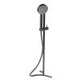 Black Matte Round Sliding Rail Hand Shower Set