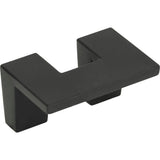 Atlas Homewares U Turn Knob 1 1/4 Inch (c-c) Matte Black