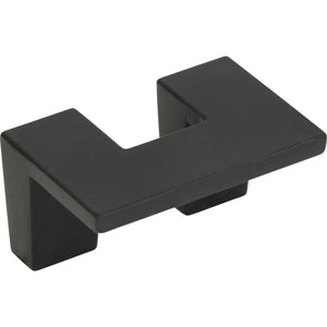 Atlas Homewares U Turn Knob 1 1/4 Inch (c-c) Matte Black