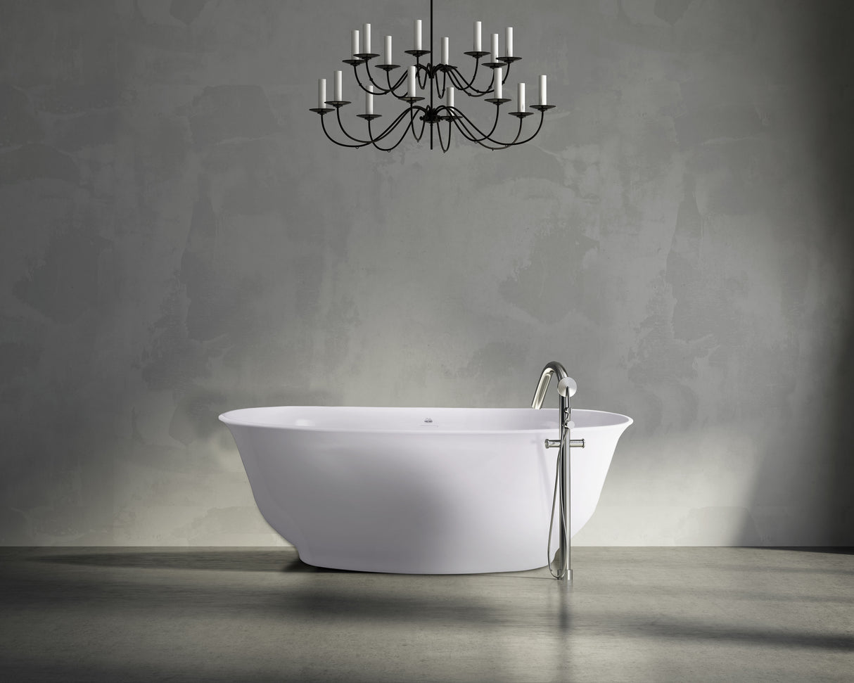 Hydro Systems LIB6332HTO-BIS LIBERTY 6332 METRO TUB ONLY-BISCUIT