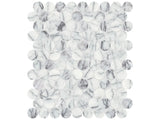 Anatolia Tile 1.25" Lilac Volta Penny Round Honed Marble Mosaic 5001-0332-0 * 1 Sheet = .99 Sqft * Lilac Volta Penny Round - premium natural stone mosaic tile from Anatolia Tile, available at PoshHaus showroom in Keene, NH