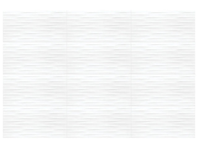 Anatolia Tile 12X24 Linea Modulation Sculpted White Glossy Wall Tile - 4000-0046-2 Linea Modulation 12x24 - premium natural stone mosaic tile from Anatolia Tile, available at PoshHaus showroom in Keene, NH
