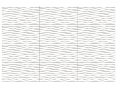 Anatolia 12X24 Linea Oblique Sculpted White Glossy Wall Tile 4000-0045-2 Linea Oblique 12x24 - premium natural stone mosaic tile from Anatolia Tile, available at PoshHaus showroom in Keene, NH