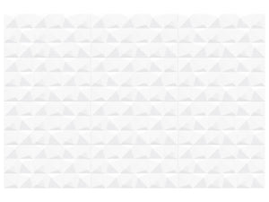 Anatolia Tile 12X24 Linea Prizmatic Scultped White Glossy Wall Tile 4000-0047-2 Linea Prizmatic 12x24 - premium natural stone mosaic tile from Anatolia Tile, available at PoshHaus showroom in Keene, NH
