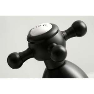 Kingston Brass KS1970BX 8 in. Widespread Bathroom Faucet, Matte Black
