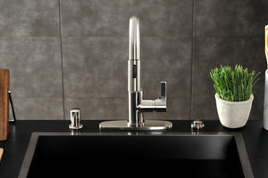 Gourmetier LS8788CTL Continental Single-Handle Pull-Down Kitchen Faucet, Brushed Nickel