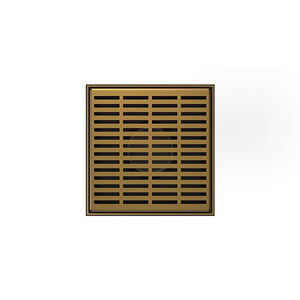 Infinity Drain LND5 BA  5" x 5" LND 5 Lines Pattern Complete Kit  with ABS Bonded Flange, 2", 3" and 4" Outlet