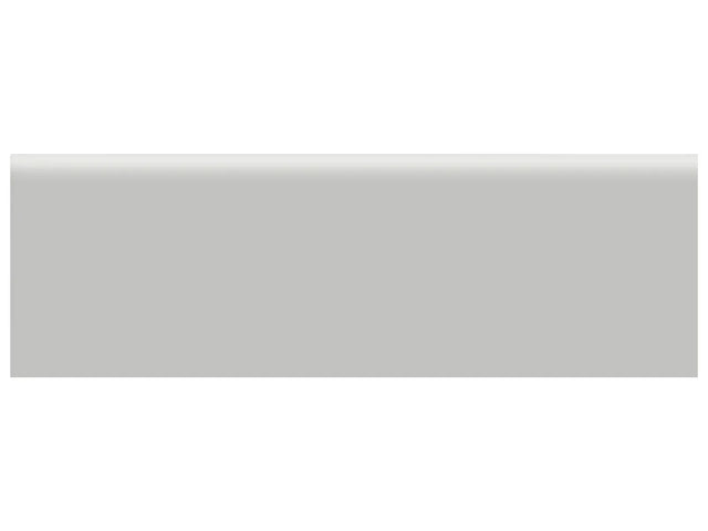 Anatolia Tile 2 X 6 Soho Loft Grey Glossy Glazed Ceramic Wall Bullnose 4002-0117-0 Loft Grey 2x6 Bullnose - premium natural stone mosaic tile from Anatolia Tile, available at PoshHaus showroom in Keene, NH
