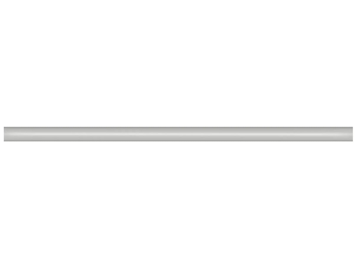 Anatolia Tile Soho Loft Grey Glossy Glazed Ceramic 12-Inch Quarter Round 4002-0143-0 Loft Grey Quarter Round Glossy - premium natural stone mosaic tile from Anatolia Tile, available at PoshHaus showroom in Keene, NH